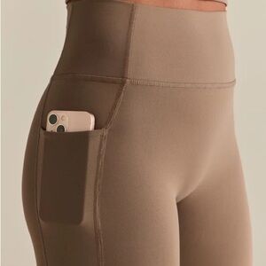 High-Waisted Tan Leggings